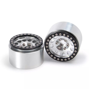 RC Car 1.9" Beadlock Metal Alloy Wheel Rims (Set of 4) 1:10 Crawler Parts