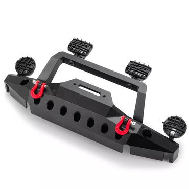 Metal Front Bumper w/LED Lights 1:10 Scale RC Car/Crawler for TRX4 Bronco Sport