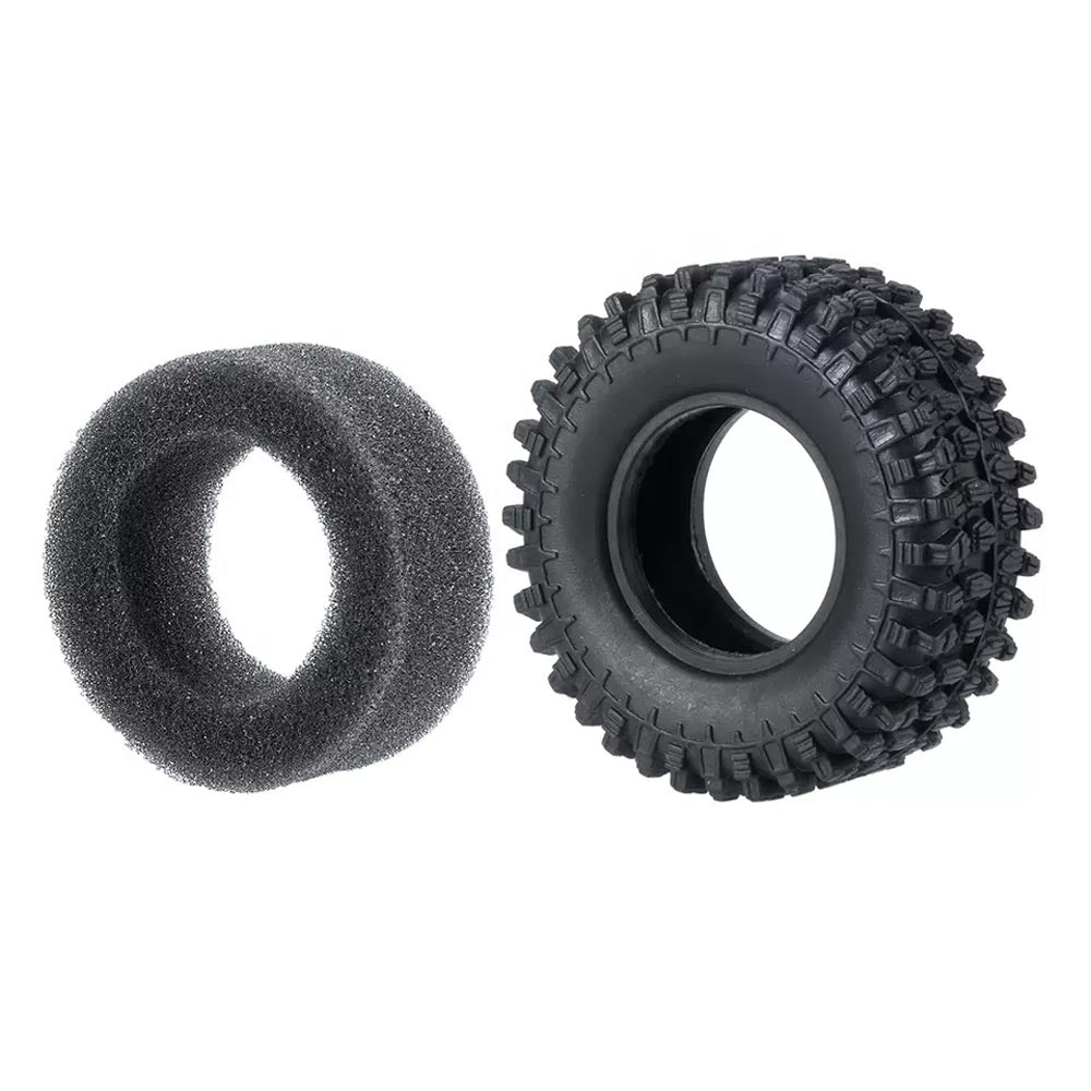 RC Car 20mm x 50mm 1:24 SCX24 Tyres w/Foams Set of 4 B100204
