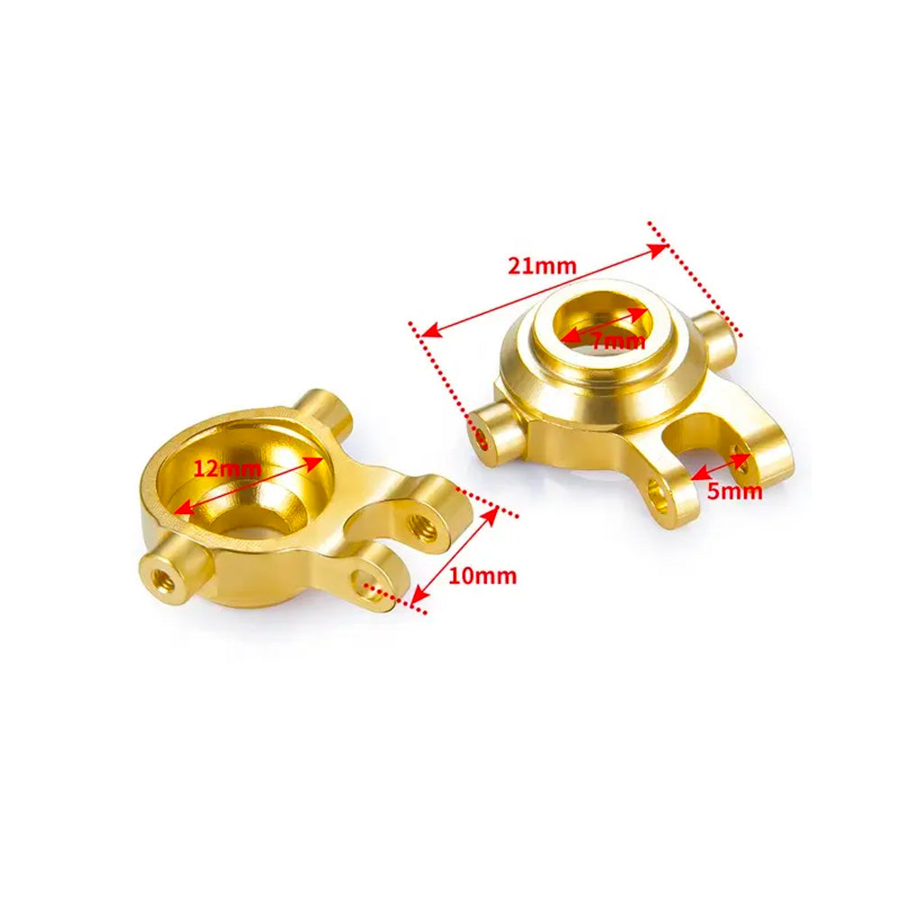 Brass Steering Knuckles Pair 1:18 RC Car Parts for TRX-4M