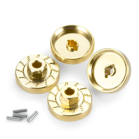 Brass Wheel Hex Hub x4 1:18 Scale RC Crawler Accessories for TRX-4M