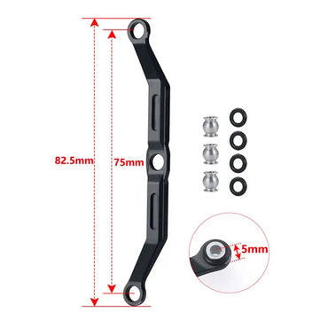 Steering Link Black Alloy 1:18 RC Part for TRX-4M