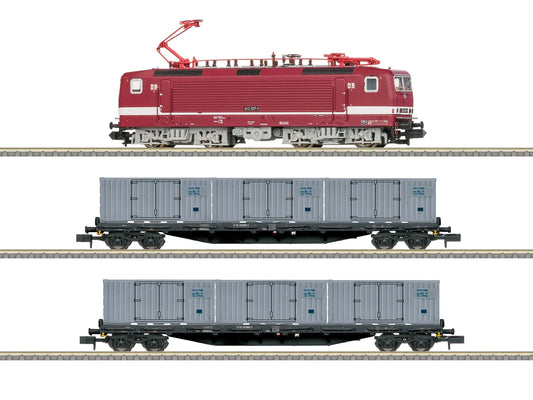Minitrix M11169 DR BR243 Electric Freight Train Set IV (DCC-Sound) N Gauge