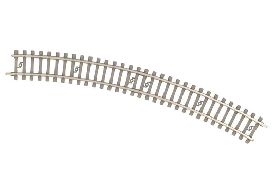 Minitrix Curved Track R2a 261.8mm 30 Degree Concrete Sleeper M14510 N Gauge