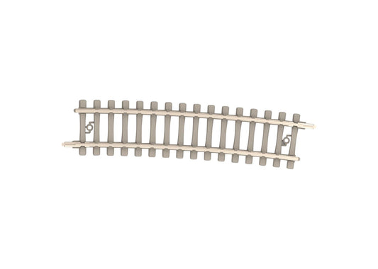 Minitrix Curved Track R5 492.6mm 7.5 Degree Concrete Sleeper M14515 N Gauge