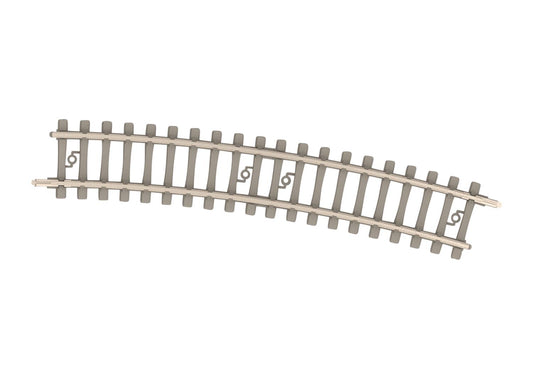 Minitrix Curved Track R3 329mm 15 Degree Concrete Sleeper M14517 N Gauge