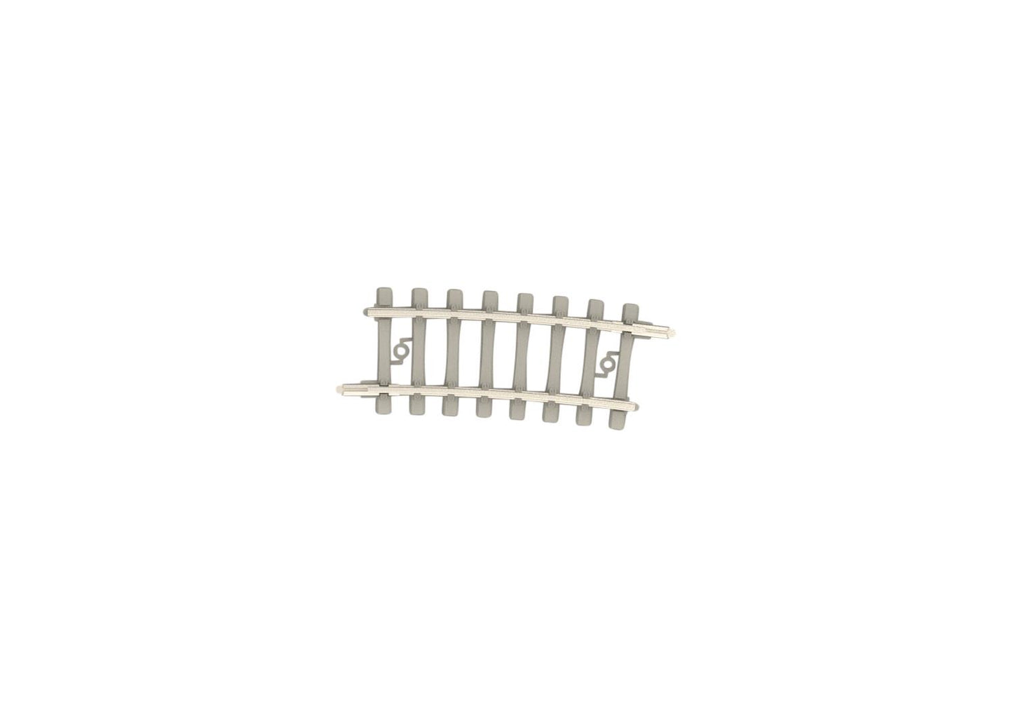 Minitrix Curved Track R2a 261.8mm 7.5 Degree Concrete Sleeper M14519 N Gauge