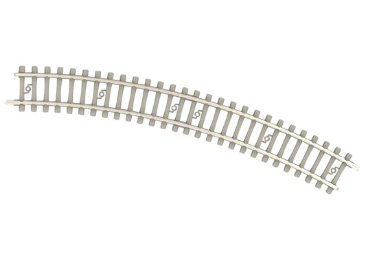 Minitrix Curved Track R2 228.2mm 30 Degree Concrete Sleeper M14522 N Gauge