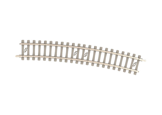 Minitrix Curved Track R4 362.6mm 15 Degree Concrete Sleeper M14527 N Gauge