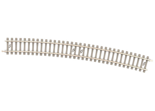 Minitrix Curved Track R6 526.2mm 15 Degree Concrete Sleeper M14528 N Gauge