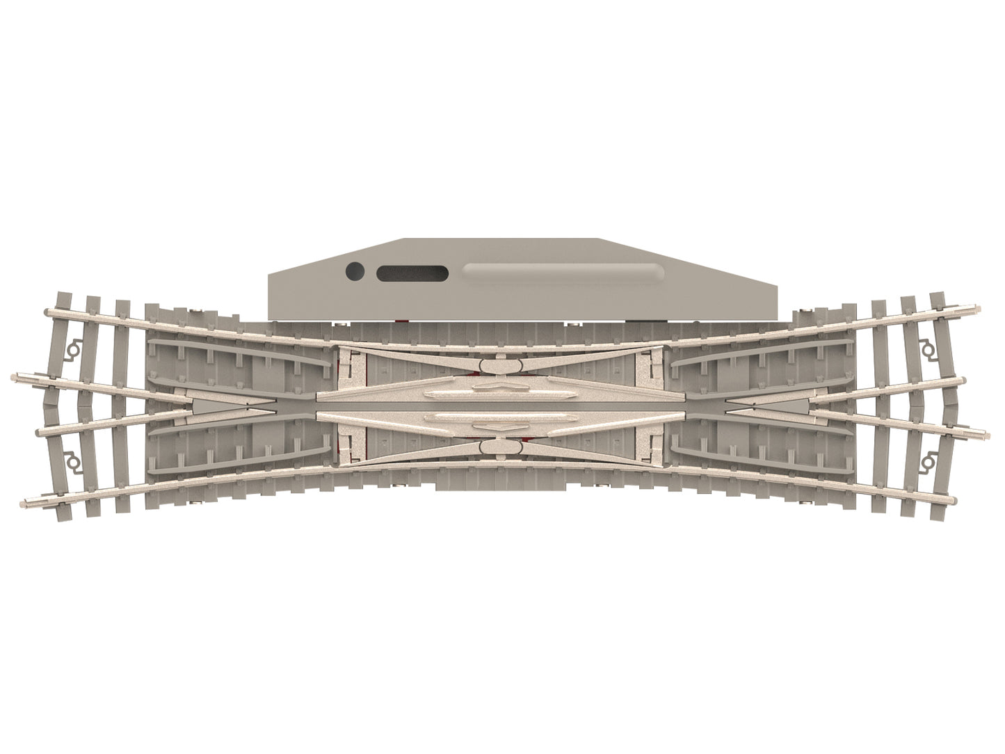 Minitrix Electric Double Slip Radius 4 15 Degree Concrete Sleeper N Gauge M14560
