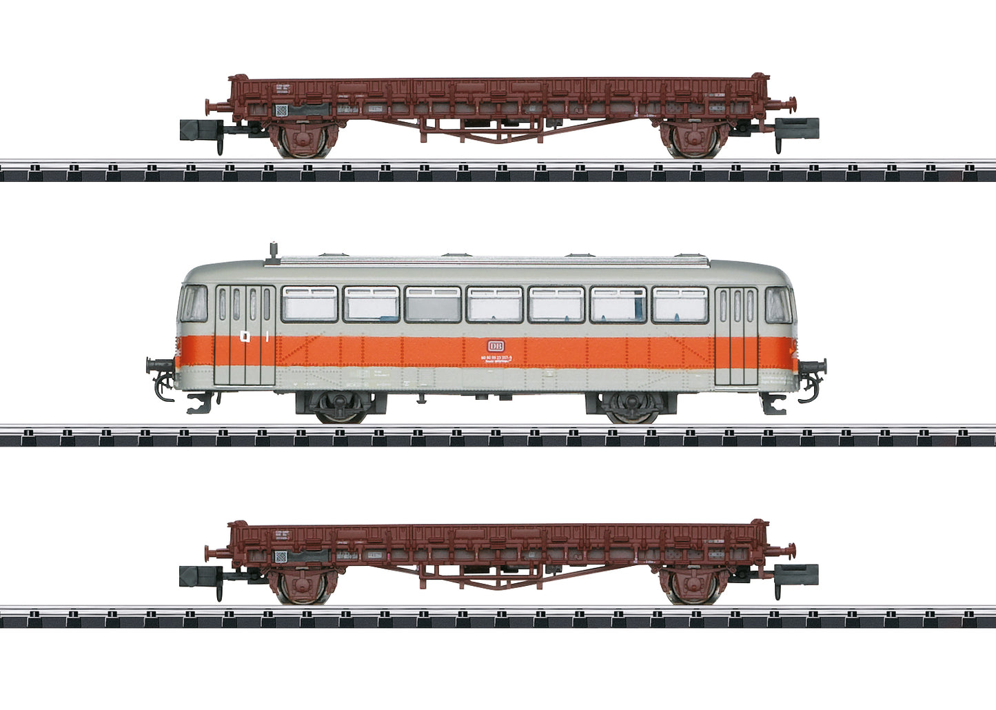 Trix 15091 DB Dusseldorf S-Bahn Track Inspection Rolling Stock Set IV N Gauge