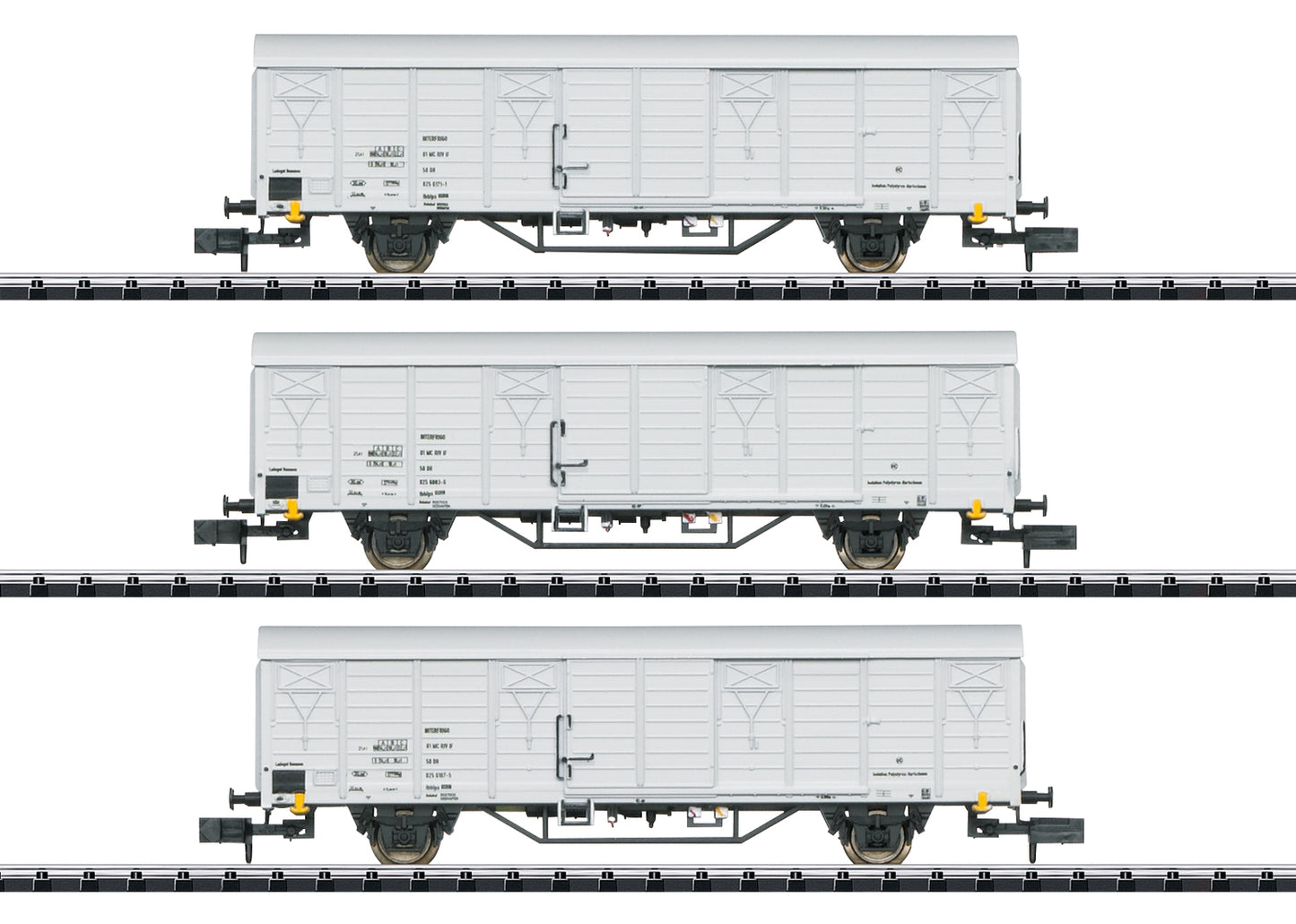 Minitrix DR Ibblps Refrigerated Wagon Set (3) IV N Gauge 15316