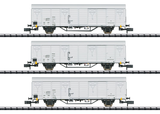 Minitrix DR Ibblps Refrigerated Wagon Set (3) IV N Gauge 15316
