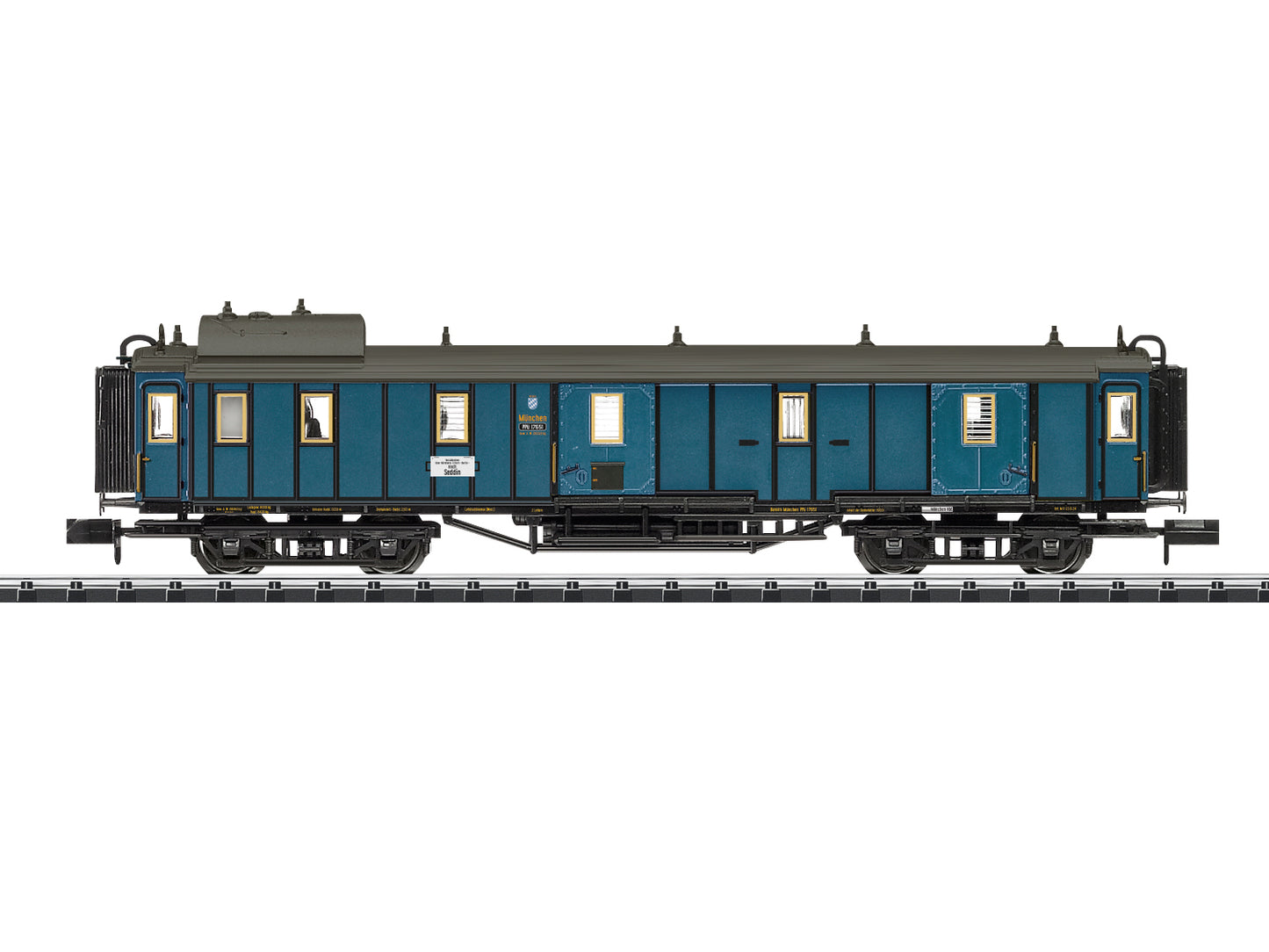 Minitrix 15323 DRG PPu Express Baggage Coach II N Gauge