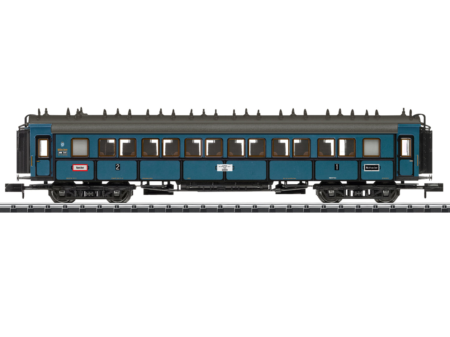 Minitrix 15324 DRG ABBu 1st/2nd Class Express Coach II N Gauge