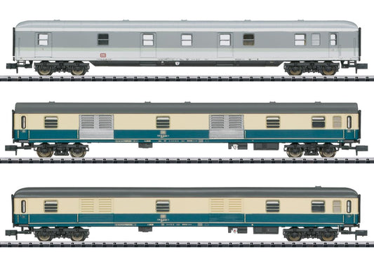 Trix 15424 DB ExprD 14117 Baggage Coach Set (3) V N Gauge