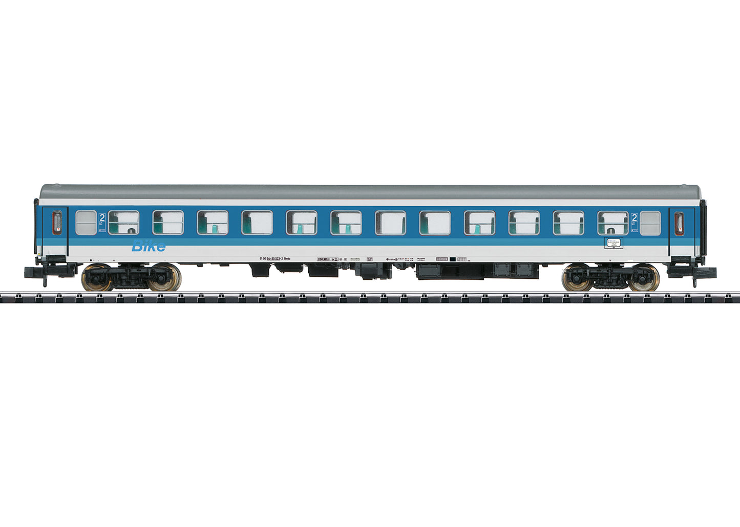 Trix 15899 DR Bimz2423 2nd Class IR2637 Berlin-Munich Coach V N Gauge