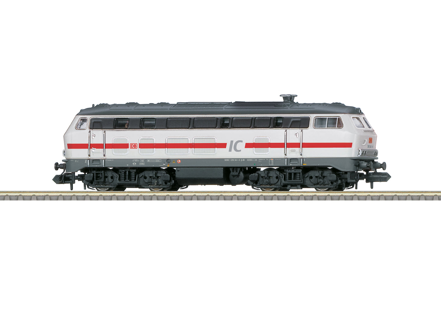 Minitrix DBAG IC BR218 341-6 Diesel Locomotive VI (DCC-Sound) N Gauge 16827