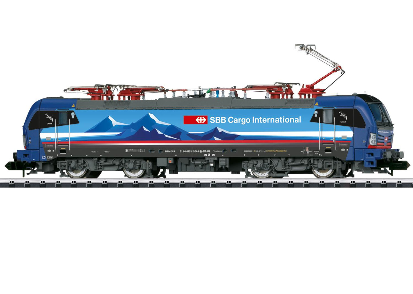 Minitrix SBB BR193 524-6 Electric Locomotive VI (DCC-Sound) M16832 N Gauge