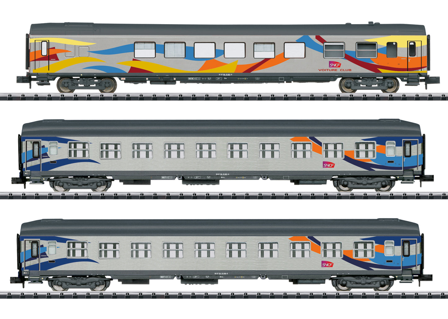 Trix 18210 SNCF Crosiere Express Coach Set (3) V N Gauge