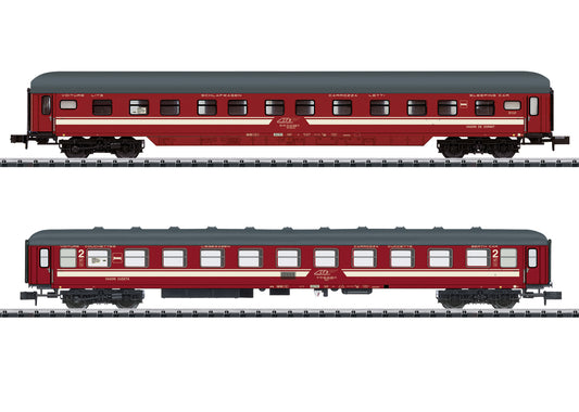 Trix 18254 CFR EC Venezia Coach Set (2) V N Gauge