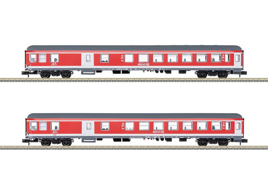 Minitrix DBAG RE7 Murg Valley Recreation Express Coach Set (2) VI M18258 N Gauge