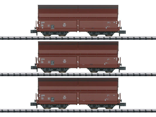 Minitrix DB Kkt62 Coke Transportation Wagon Set (3) III N Gauge M18270