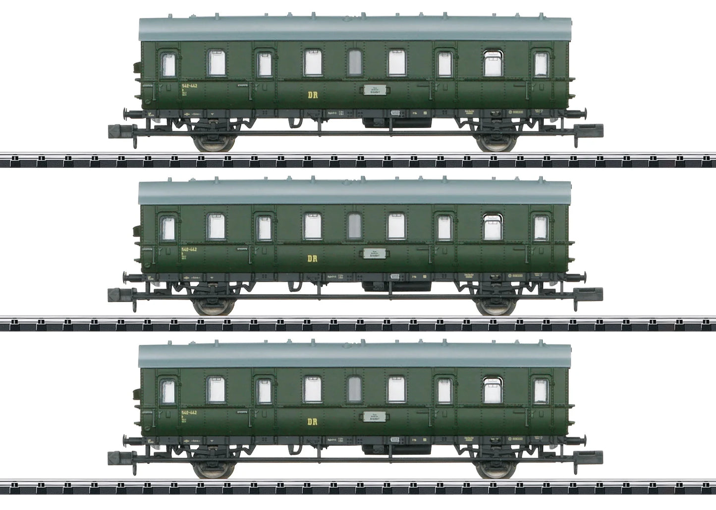 Minitrix DR Commuter Coach Set (3) III M18277 N Gauge