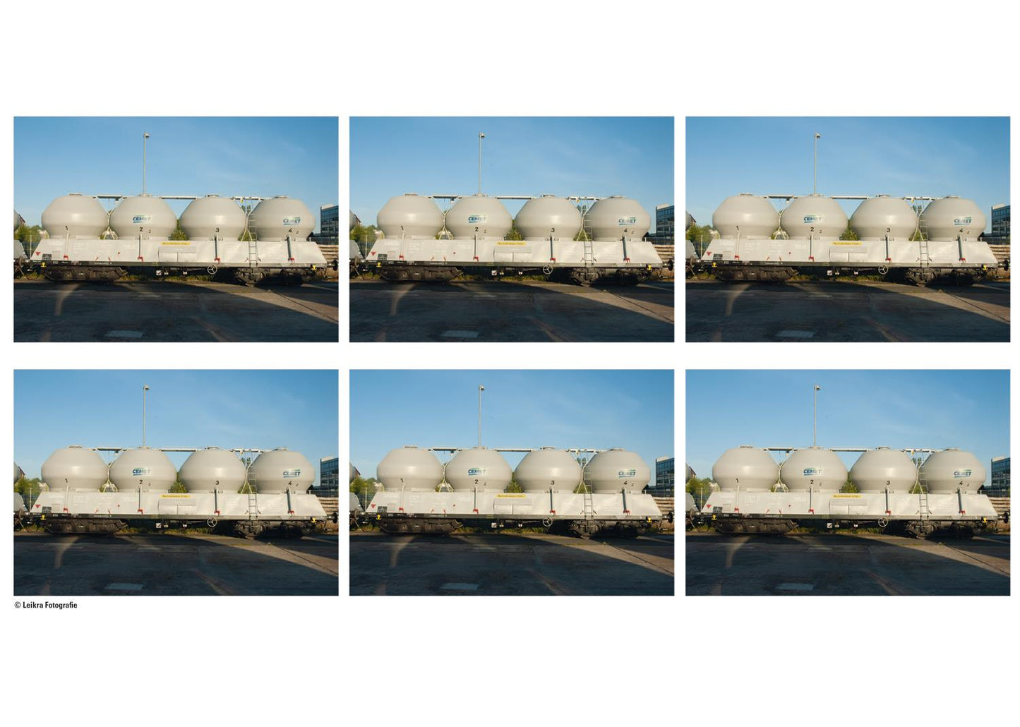 Minitrix CEMET Uacs 408S Silo Wagon Set (6) VI M18291 N Gauge