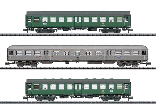Minitrix DB N2846 Bamberg-Hof Coach Set (3) IV N Gauge 18295