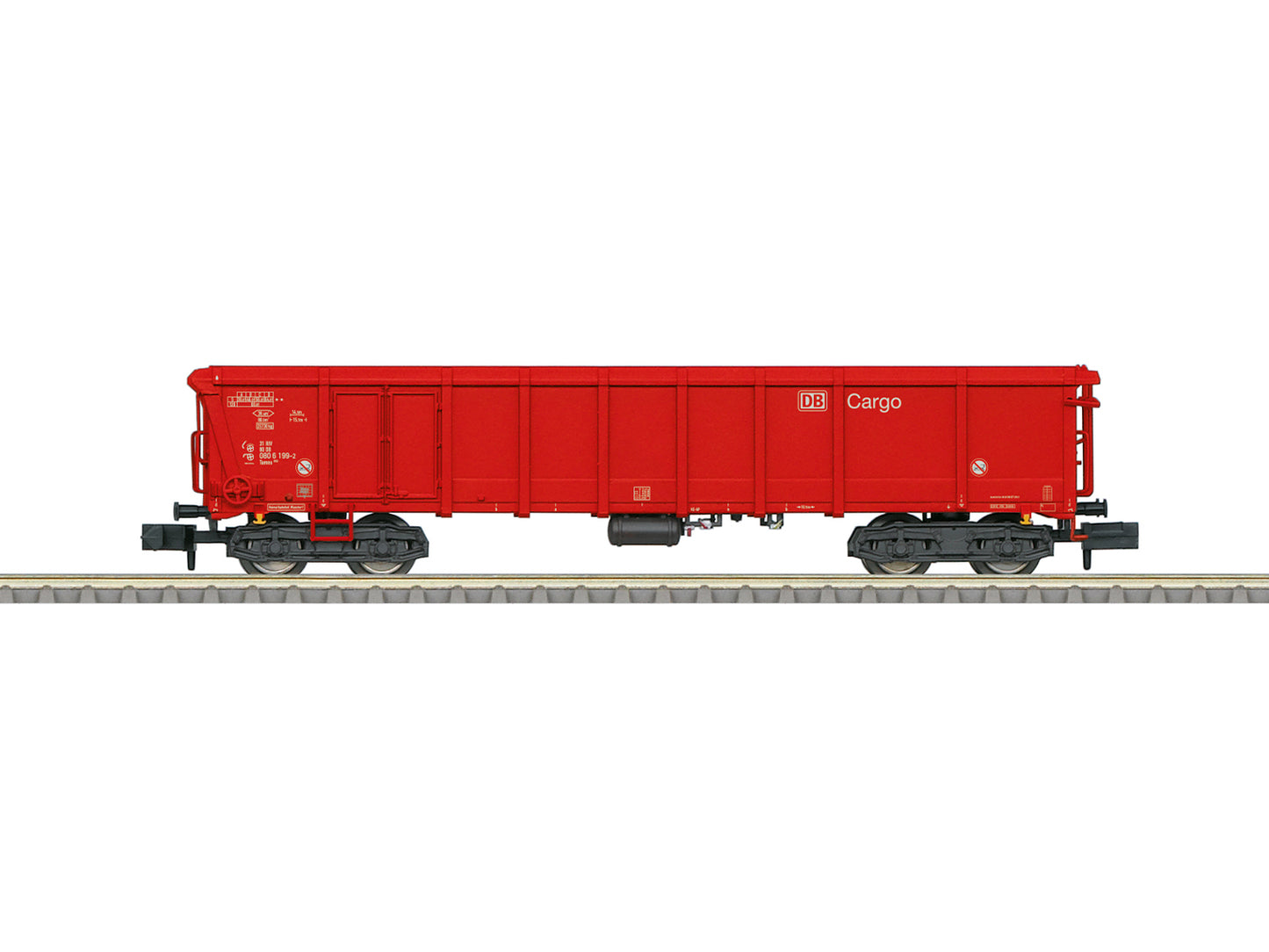Minitrix DB Cargo Tamns8893 Sliding Roof Bogie Wagon V N Gauge M18415