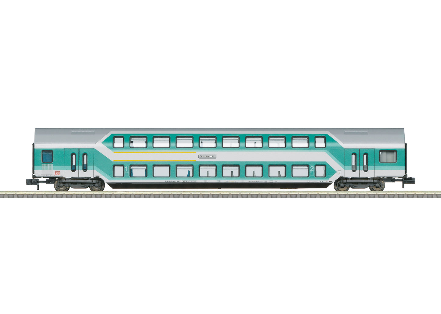 Minitrix DBAG DABz755 1st/2nd Class Bi-Level Coach V N Gauge 18419
