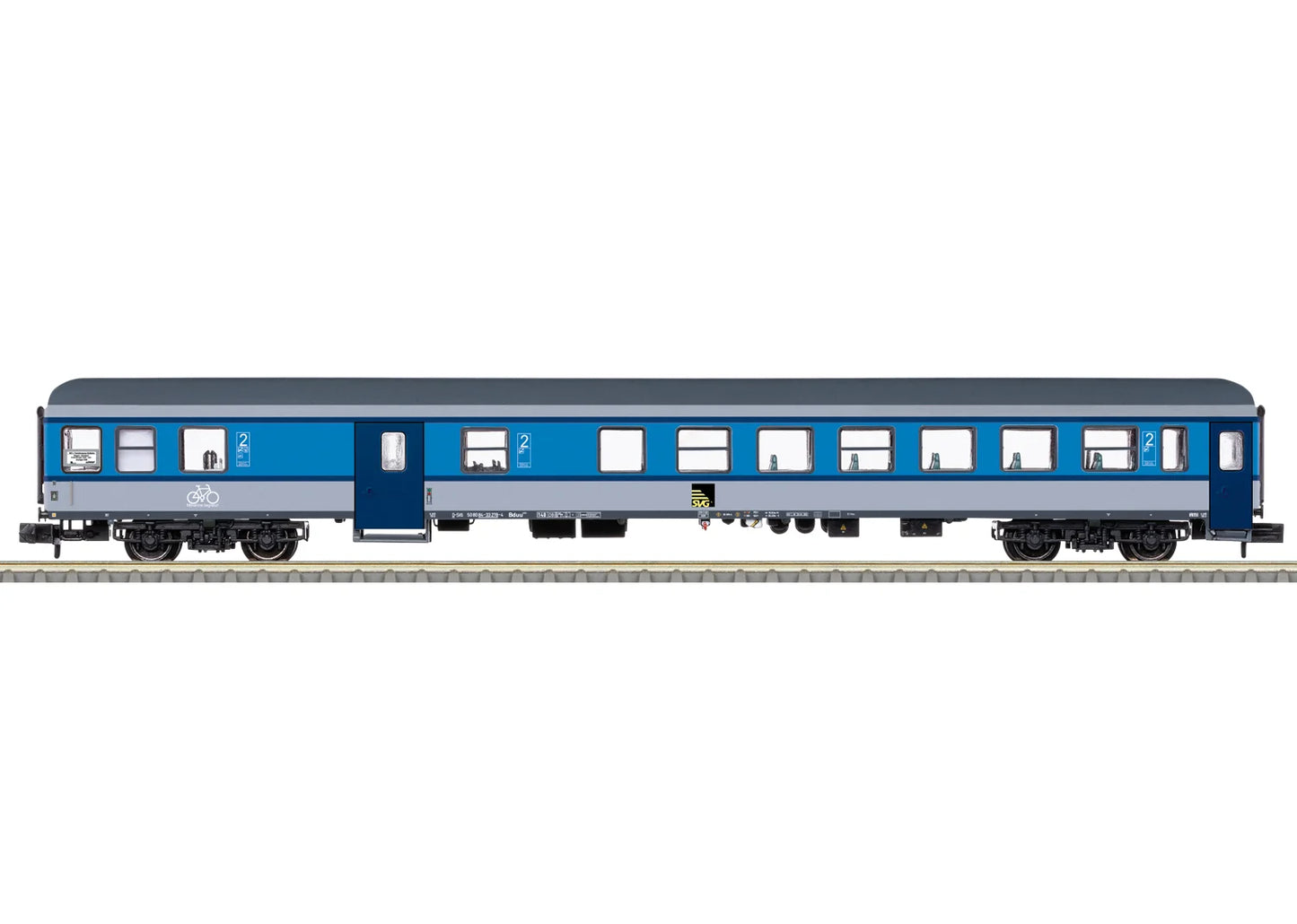 Minitrix SVG Bduu497.2 2nd Class Commuter Coach VI M18551 N Gauge