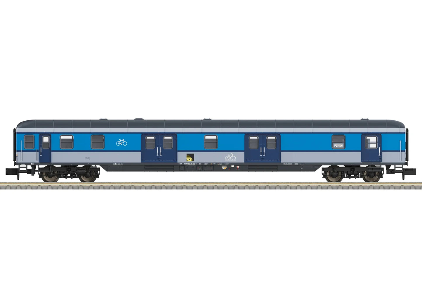Minitrix SVG Dm Bicycle Transportation Coach VI M18552 N Gauge