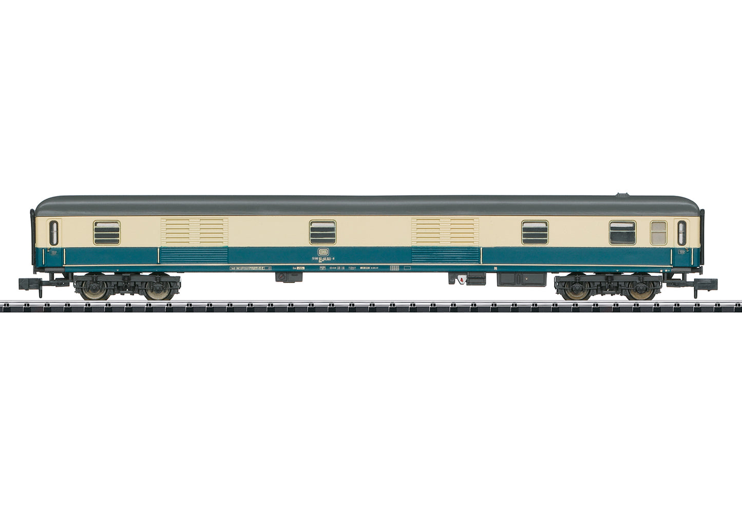 Minitrix DB Dm902 Express Baggage Coach w/Marker LIghts IV M18569 N Gauge