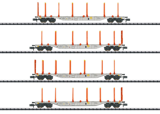 Minitrix Hector Rail Sgns121 Wagon Set (4) VI M18710 N Gauge