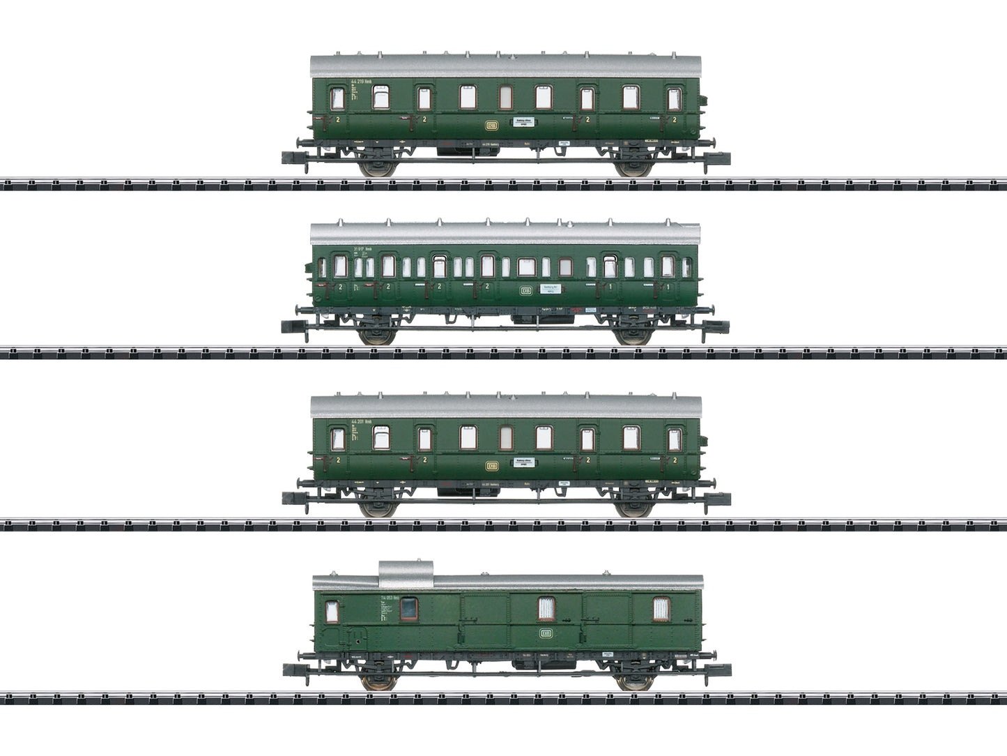 Minitrix DB Hamburg Commuter Coach Set (4) III N Gauge M18724