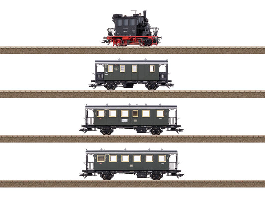 Trix DB BR98.3 Spalter Bockl Steam Train Pack III (DCC-Sound) M21229 HO Gauge