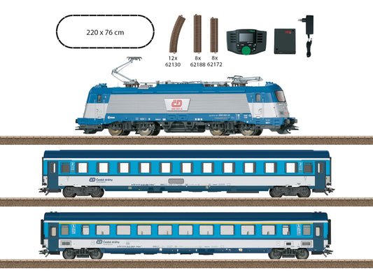 Trix CD Rh380 Electric Passenger Starter Set VI (DCC-Sound) HO Gauge M21505