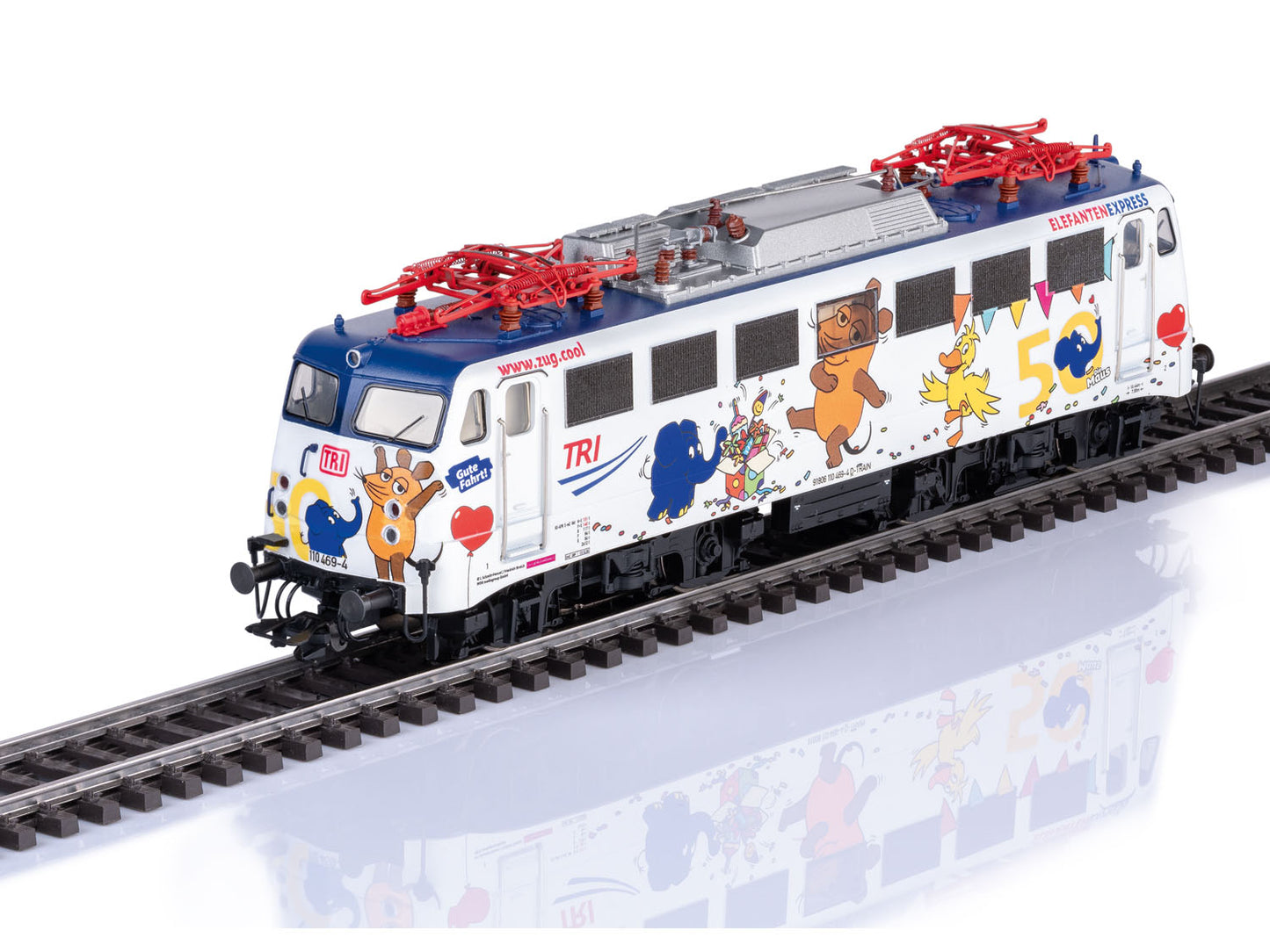 Trix TRI BR110 Elefantexpress Electric Loco VI (DCC-Sound) M22611 HO Gauge