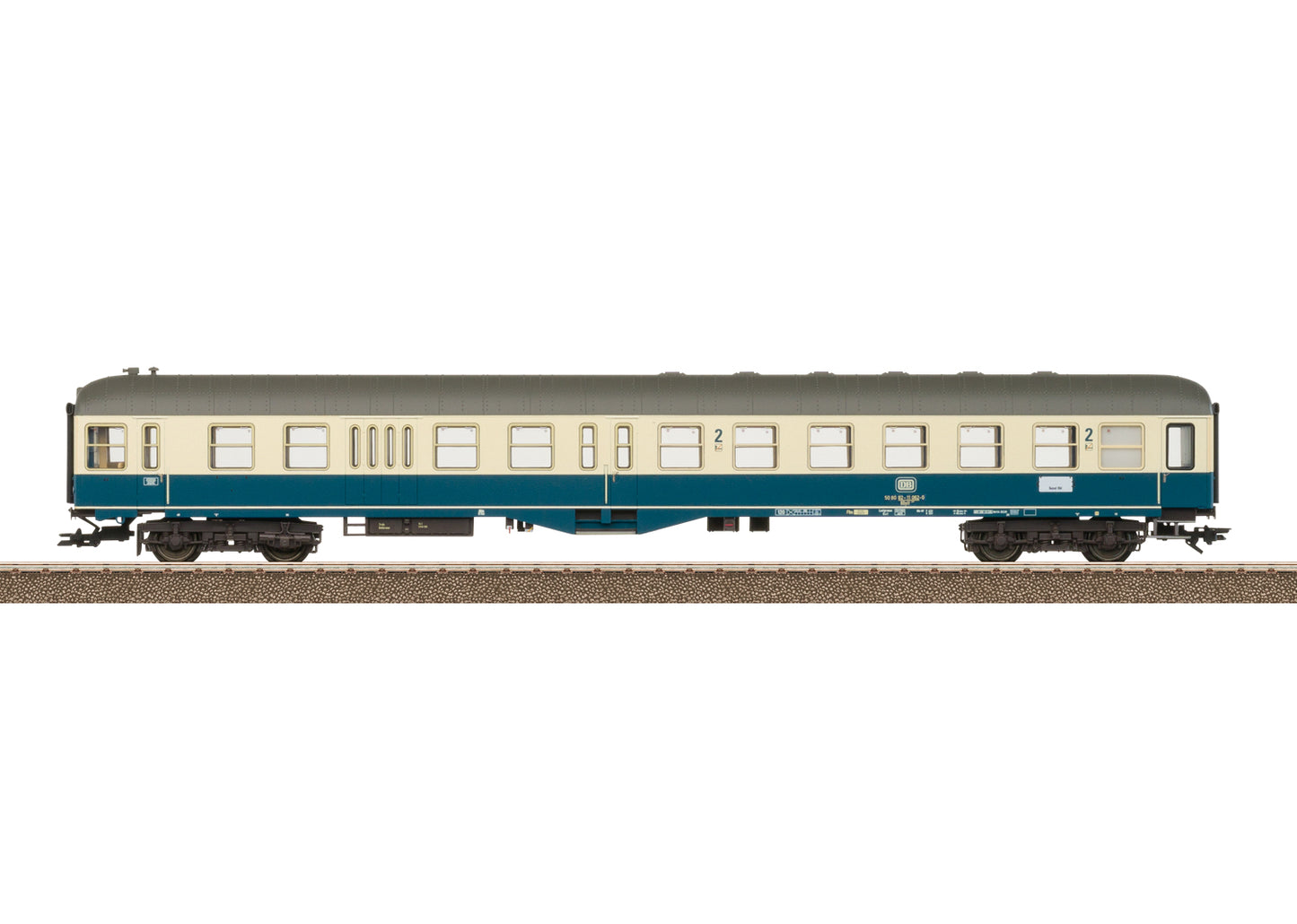Trix DB BDylf457 2nd Class Control Coach IV (DCC-Fitted) M23177 HO Gauge