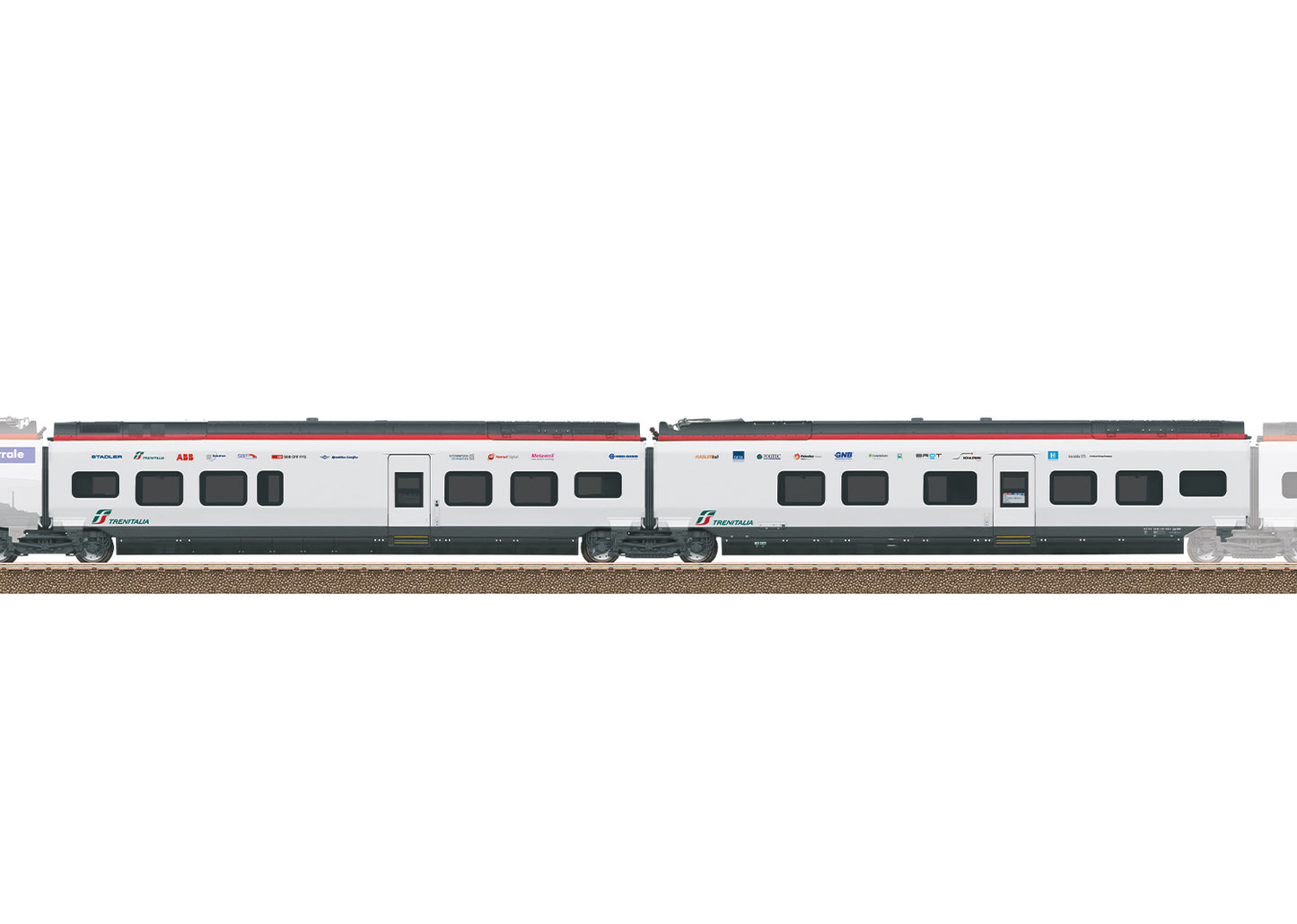 Trix SBB RABe501 Giruno Coach Set 1 (2) HO Gauge 23284