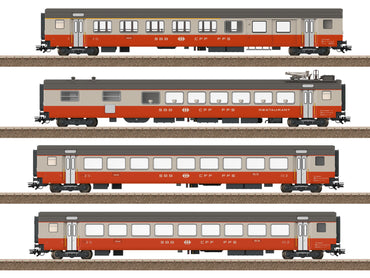 Trix SBB Swiss Express 50th Anniversary Coach Set (4) IV M23690 HO Gauge