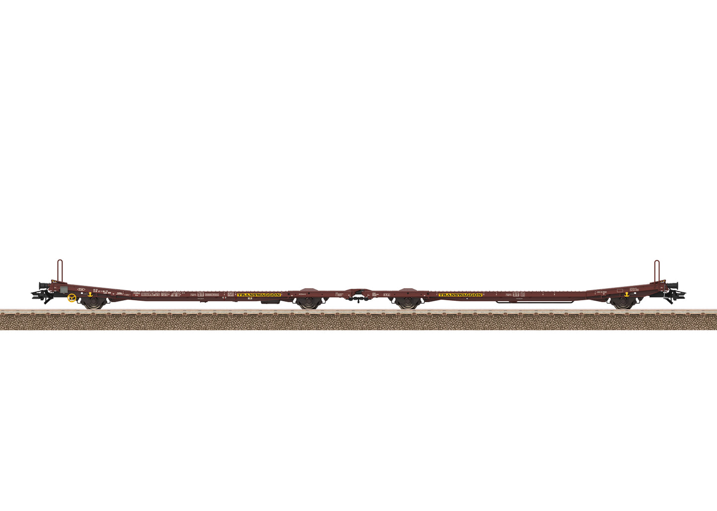 Trix Transwaggon Laads800B Flat Wagon Set V M24429 HO Gauge