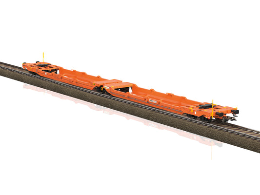 Trix Wascosa Sdggmrss (T3000e) Dbl Flat Wagon Container Load VI HO Gauge M24471