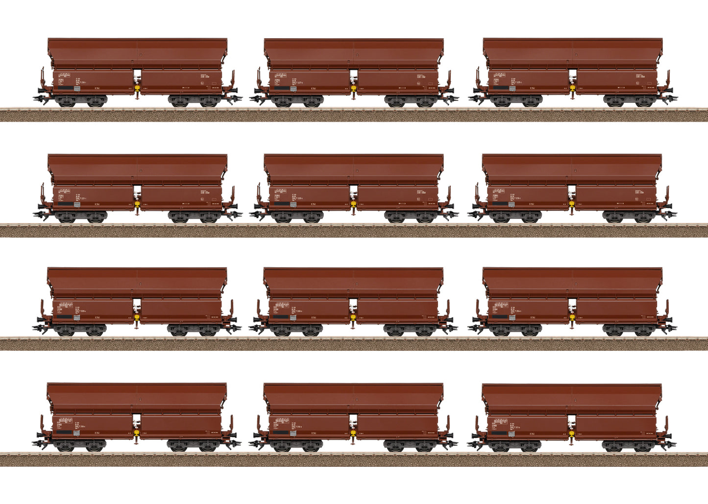 Trix DB Tals968 Hinged Roof Car Retailer Pack IV (12) HO Gauge M24968