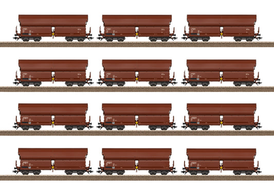 Trix DB Tals968 Hinged Roof Car Retailer Pack IV (12) HO Gauge M24968
