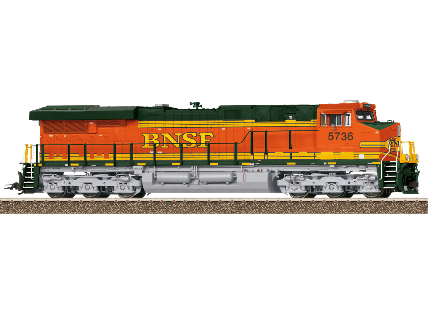 Trix M25447 GE ES44AC Diesel Locomotive BNSF 5736 (DCC-Sound) HO Gauge