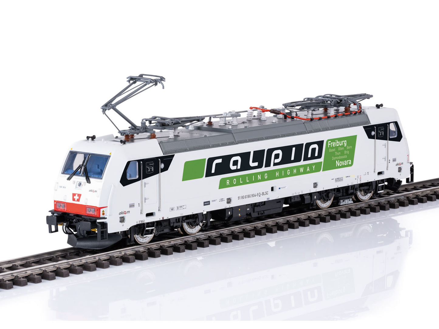 Trix SBB Cargo BR186 904-0 Ceneri Electric Loco VI (DCC-Sound) M25801 HO Gauge